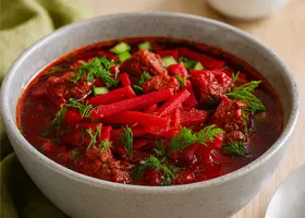 Свекольник с говядиной — вкусный наваристый рецепт