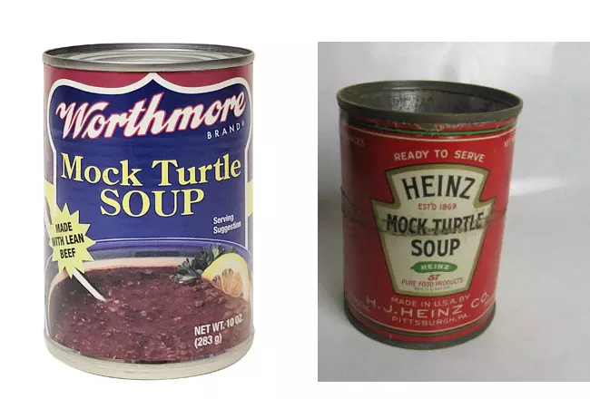 История супа Mock Turtle Soup - консервные банки