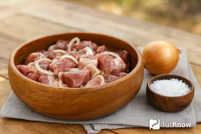 Маринад мяса для шашлыка