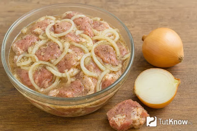 Калькулятор расчета лука в мясном маринаде