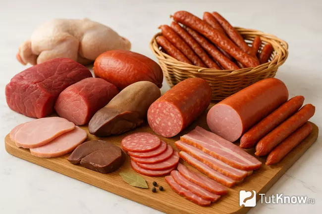 Мясные продукты для солянки