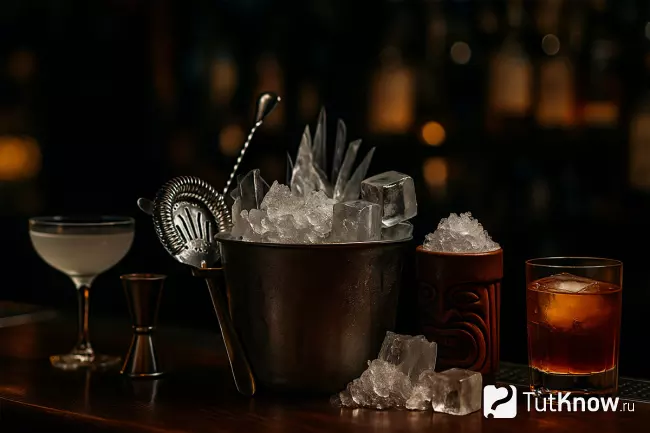 Лед для коктейлей