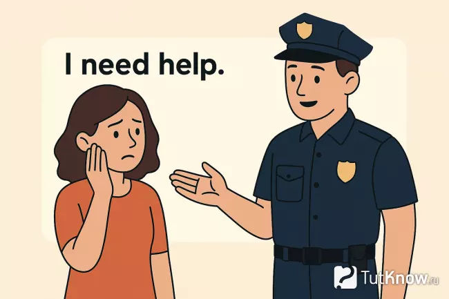Фраза о просьбе о помощи, базовый английский язык для экстренных ситуаций