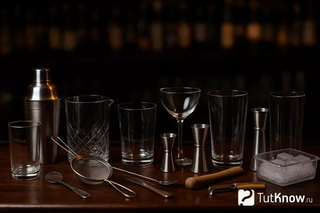 Минимальный набор аксессуаров бармена