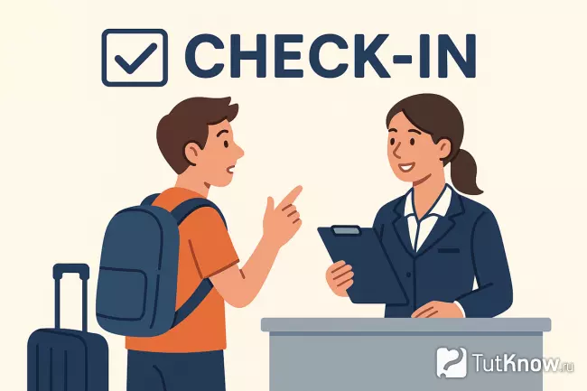 Фразы для аэропорта - check-in