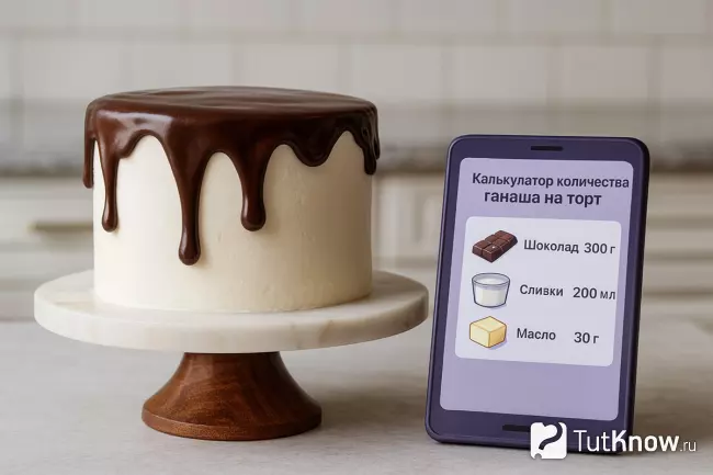 Калькулятор сколько нужно ганаша для торта