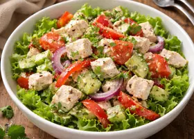 Салат с курицей и овощами – простой и вкусный рецепт