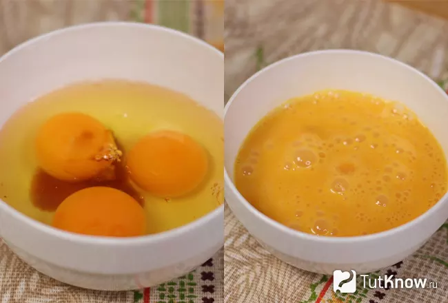 Яйца с соевым соусом