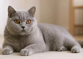 Уход за британской короткошёрстной кошкой дома