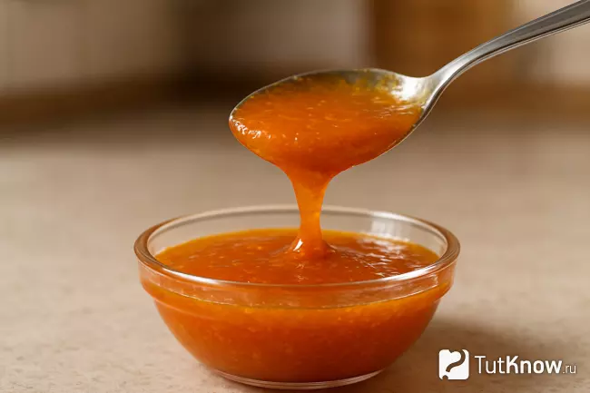 Облепиховый джем средней густоты