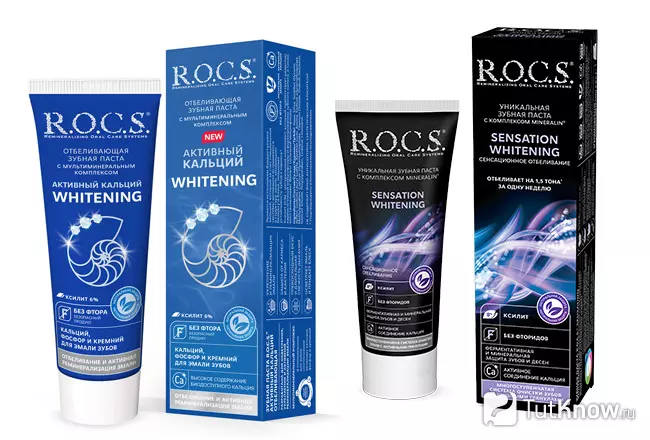 Зубная паста R.O.C.S. Whitening