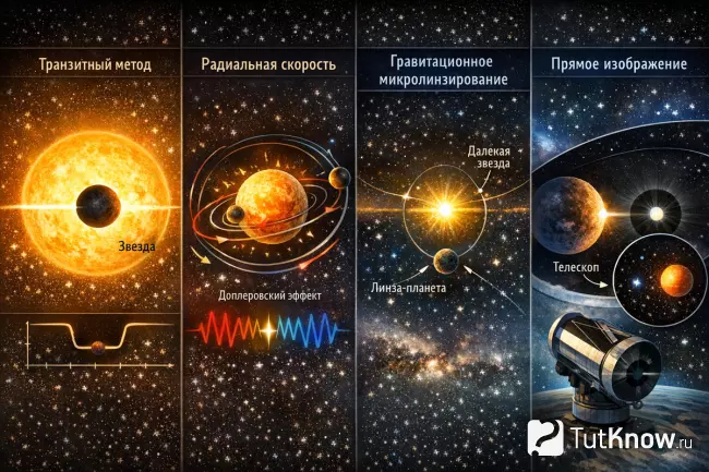 Методы поиска экзопланет и способы их обнаружения
