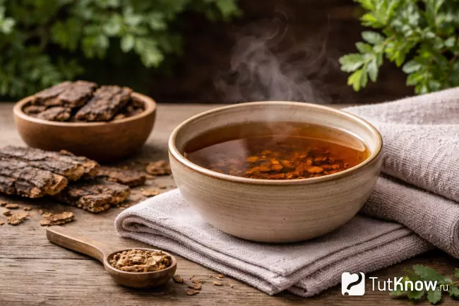 Отвар коры дуба для ухода за лицом