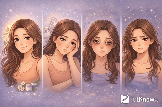 Влияние стресса и недосыпа на внешность