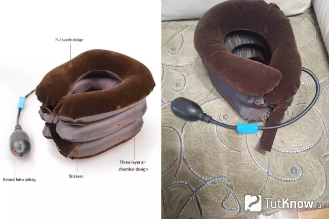 Вытягивающая ортопедическая подушка Ostio