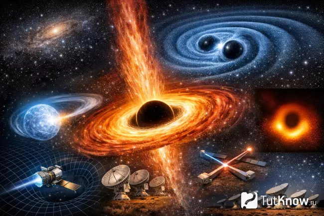 Наблюдение чёрной дыры и её тени