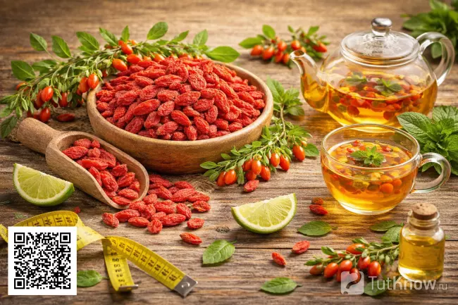 Ягоды годжи для похудения и здорового питания