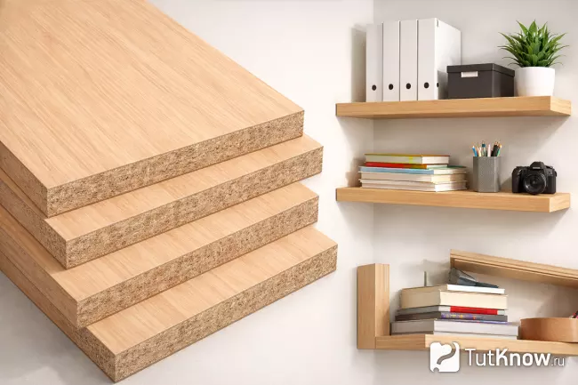 ЛДСП для полок и настенных конструкций