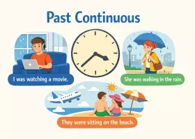 Past Continuous — длительное прошедшее время