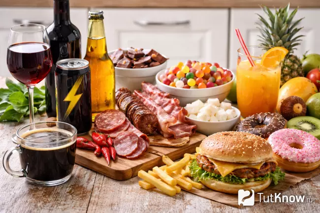 вредные продукты при грудном вскармливании