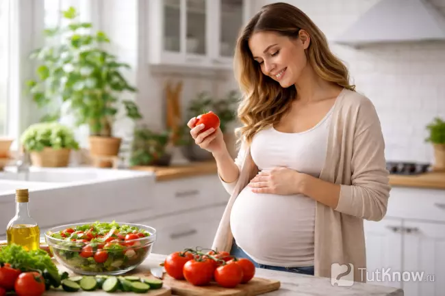 Польза помидоров для беременных женщин