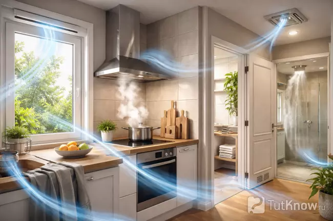 Эффективная вентиляция и воздухообмен в доме