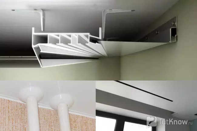 Дополнительные элементы потолка — карниз, углы, обход труб