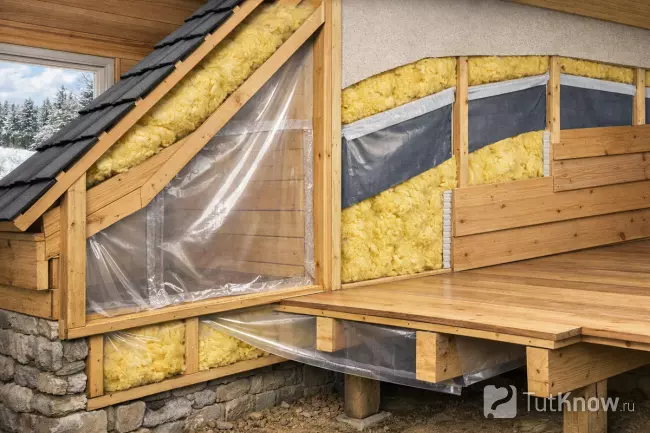 Правильное расположение пароизоляции в крыше