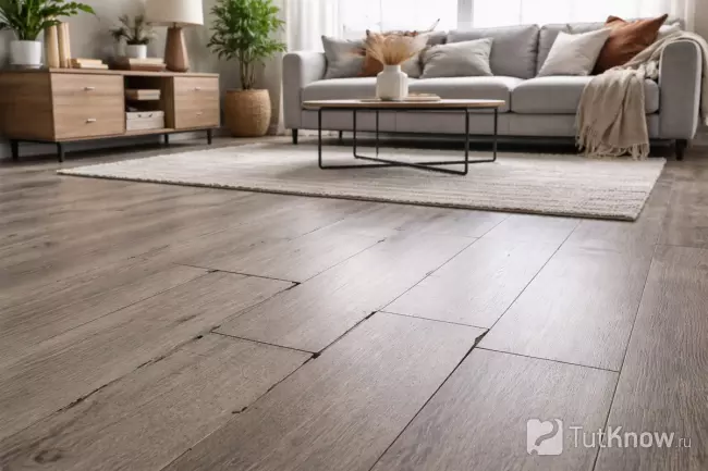 Трещины и сколы по кромке ламината