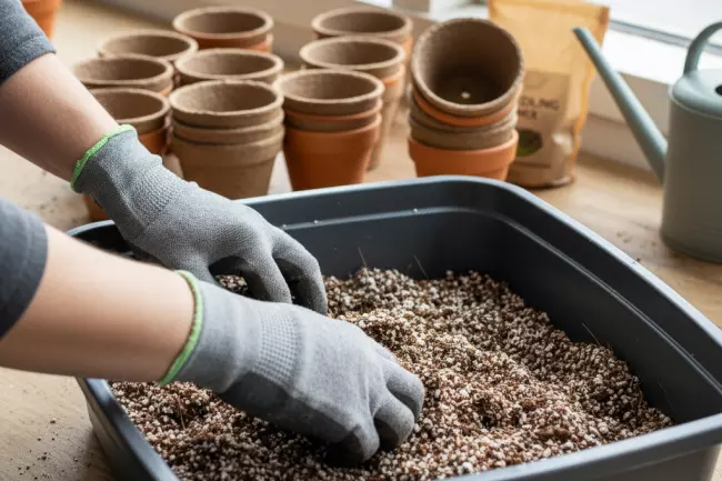 Подготовка почвы и ёмкостей для томатов