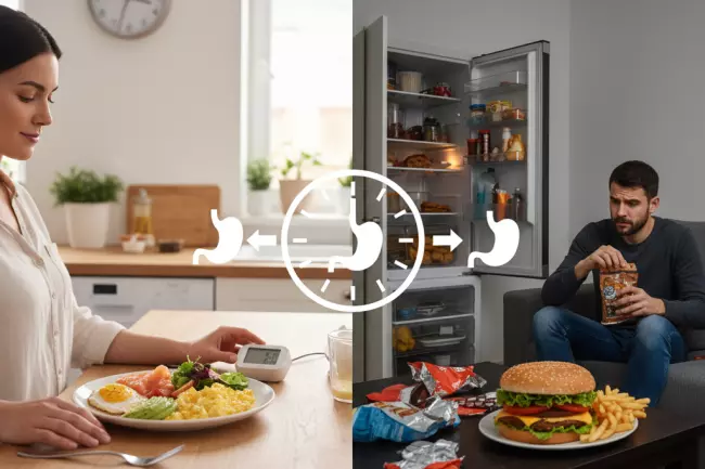 Питание по часам и контроль аппетита