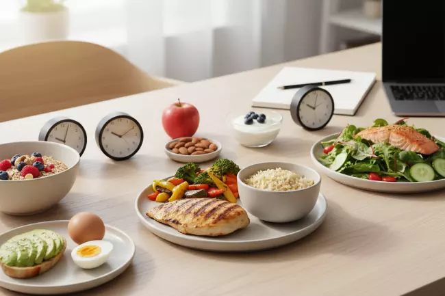 Режим питания для сидячей работы