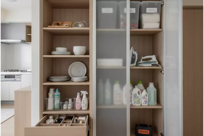 Удобное хранение вещей в маленькой квартире