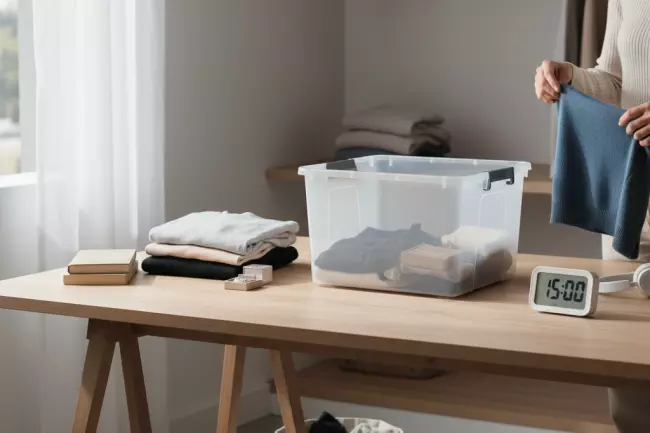 Разбор вещей без стресса в зоне хранения