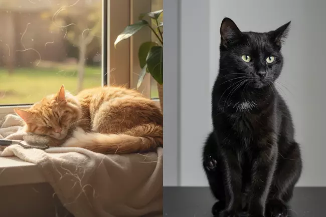 Круглогодичная линька кошек и сезонные волны шерсти