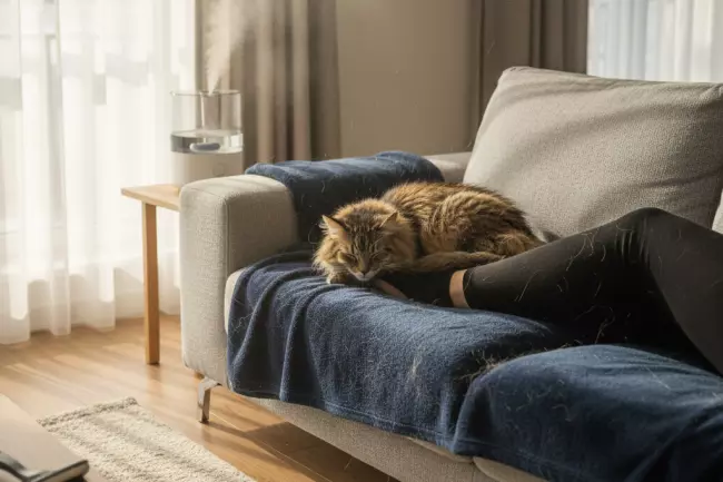 Снижение распространения кошачьей шерсти в доме