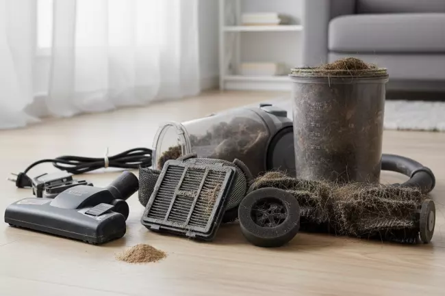 Уход за пылесосом и износ узлов