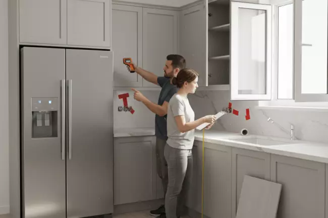 Замеры кухни для выбора гарнитура по размерам