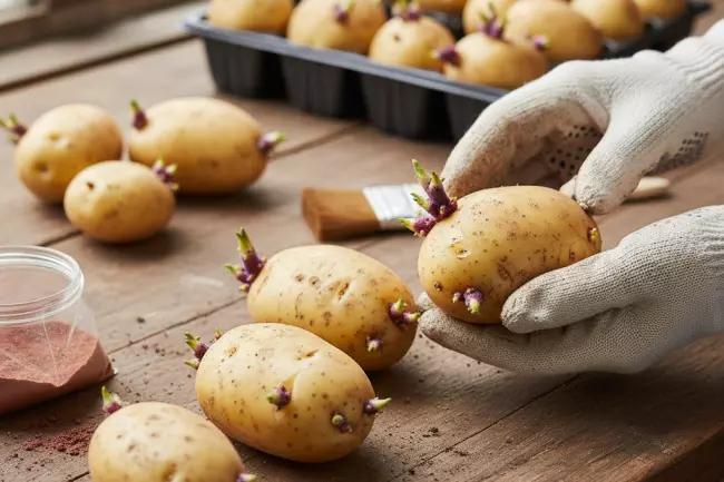 Проращивание и обработка клубней картофеля перед посадкой