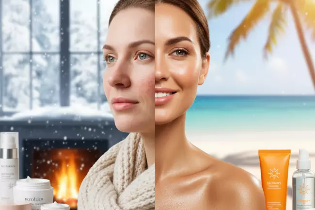 Сезонный уход за кожей зимой и летом