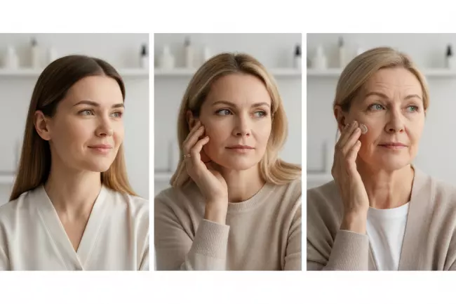 Уход за кожей после 30, 40 и 50 лет