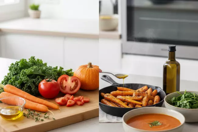 Сырые и приготовленные овощи: усвоение веществ