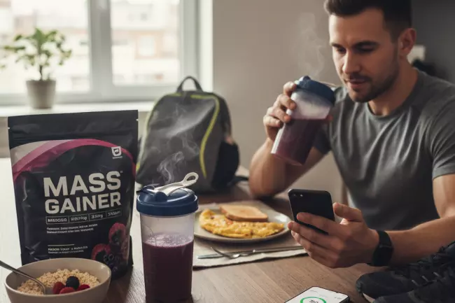 Правильный приём гейнера для набора массы