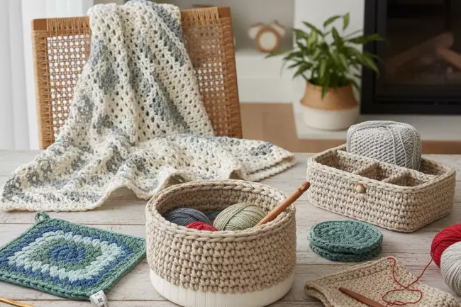 Вязание крючком для практичных домашних изделий