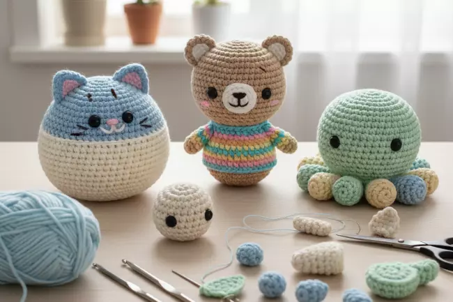 Пошаговый мастер-класс по амигуруми