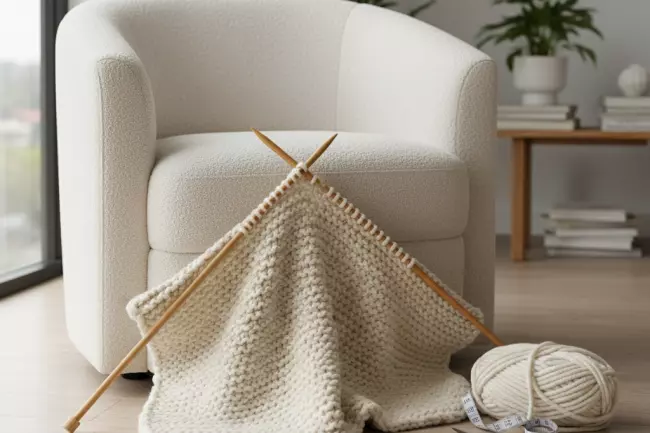 Простые схемы вязания пледа своими руками