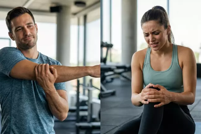 Отличие адаптационной мышечной боли от травмы