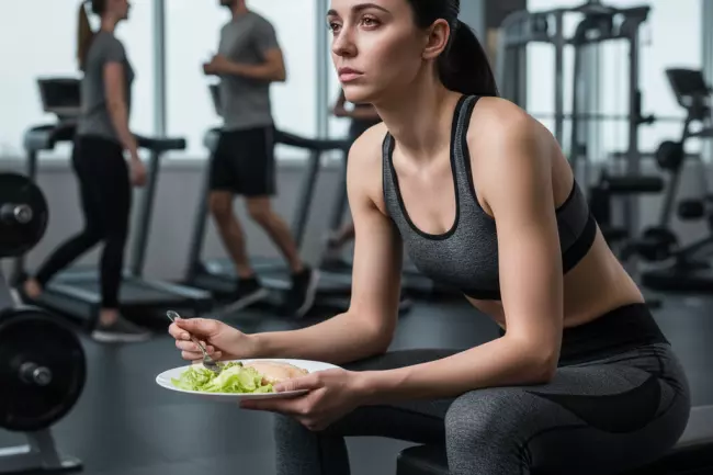 Слишком жёсткий дефицит калорий в фитнесе