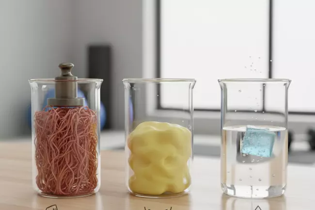 Различие мышц, жира и воды в весе