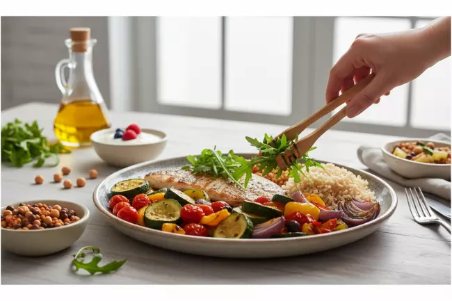 Средиземноморская диета: контроль порций и калорийности